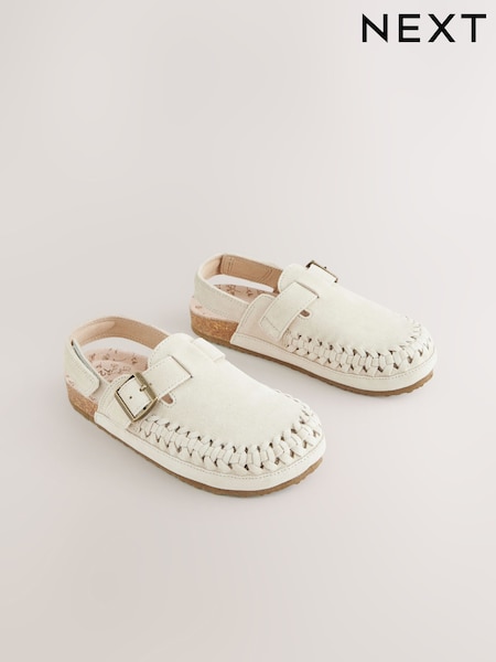 Grey Suede Slip-On Clogs (E37361) | £24 - £31