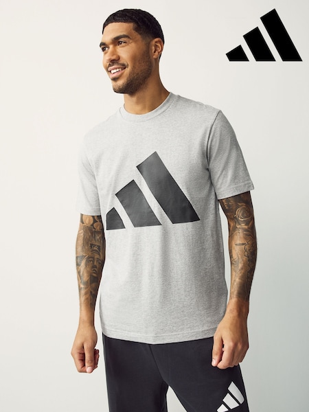 adidas Grey 100% Cotton T-Shirt (E38198) | £23