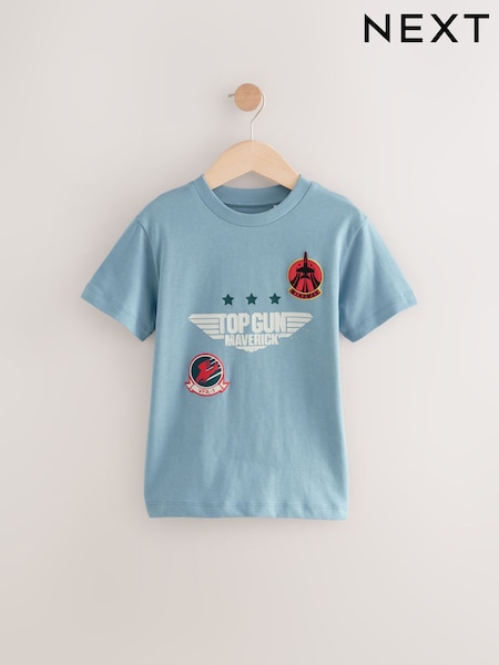 Blue Top Gun 100% Cotton T-Shirt (3-16yrs) (E38691) | £16 - £19