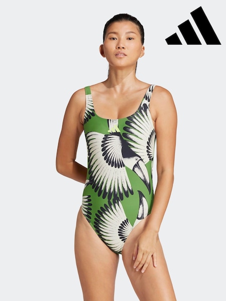 adidas Green Farm Swimsuit (E39088) | £55