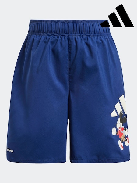 adidas Blue Disney Mickey and Friends 5" Swim Shorts (E39097) | £25