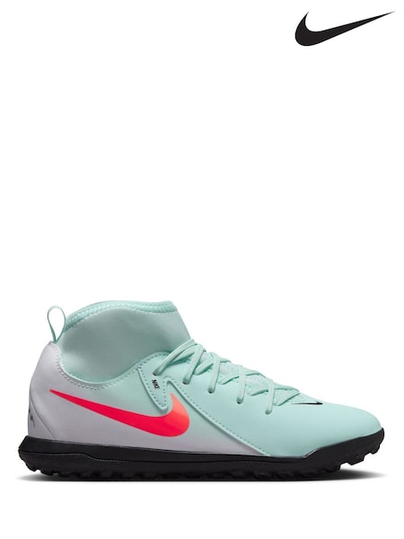 Nike Green Kids Phantom Luna 2 Club Turf Football Boots (E39228) | £50
