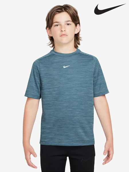 Nike Smokey Blue Multi Dri-FIT Short Sleeve T-Shirt (E39298) | £17
