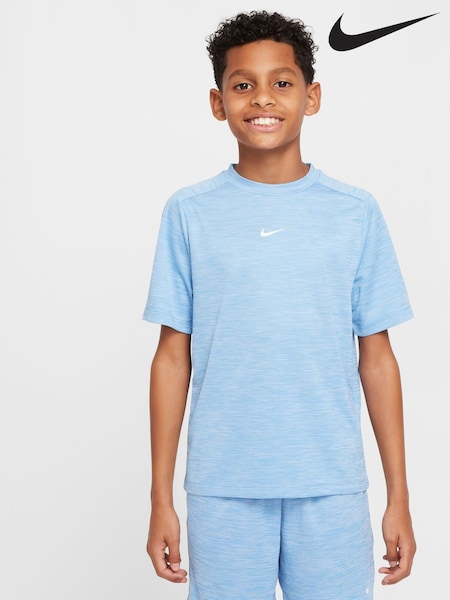 Nike Beyond Blue Multi Dri-FIT Short Sleeve T-Shirt (E39308) | £17