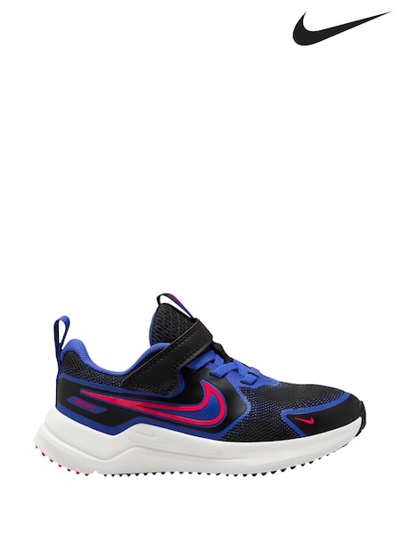 Nike Black Royal Blue Junior Cosmic Running Trainers (E39317) | £33