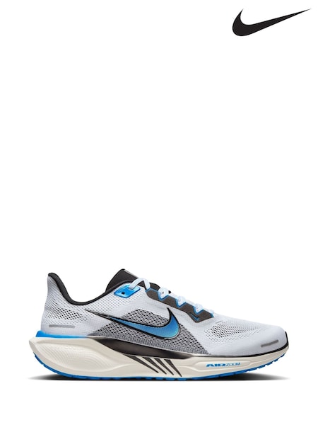 Nike White/Blue Pegasus 41 Road Running Trainers (E39522) | £130