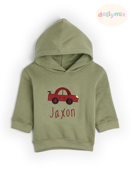 Personalised Car Toddlers Hoodie by Dollymix (E39743) | £21