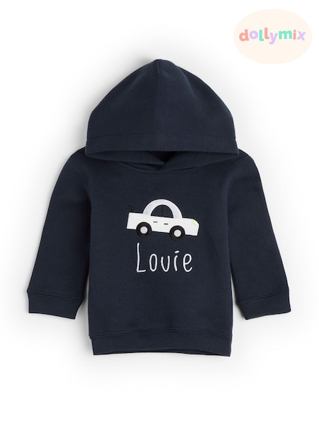 Personalised Car Toddlers Hoodie by Dollymix (E39754) | £21