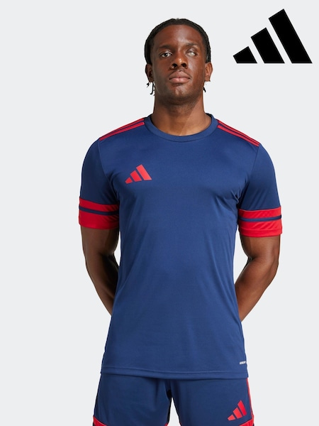 adidas Blue Squadra 25 Jersey T-Shirt (E39850) | £20