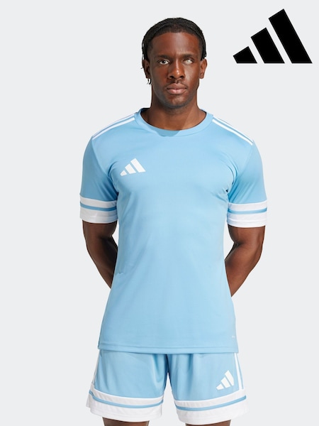 adidas Blue Squadra 25 Jersey T-Shirt (E39856) | £20