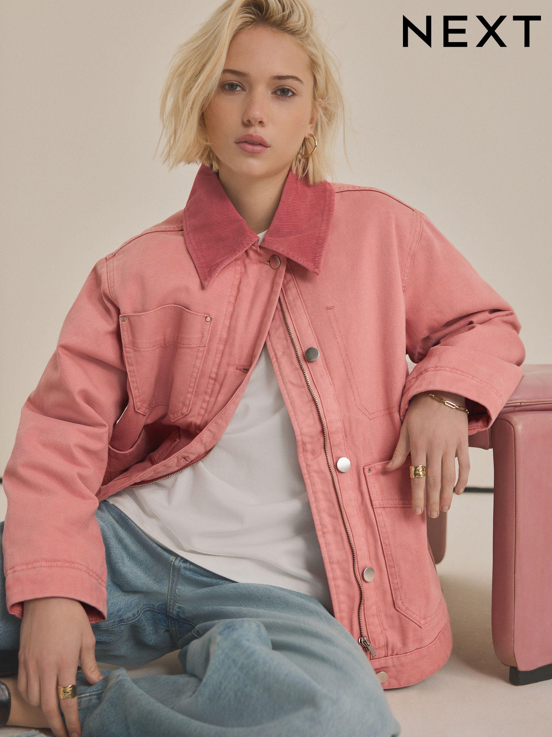 Buy Women s Jackets Pink Short Coatsandjackets Online Next UK