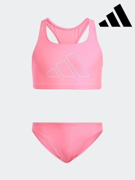 adidas Pink Logo Bikini Set (E40131) | £23