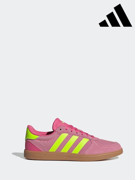 adidas Pink Breaknet Sleek Trainers (E40396) | £50