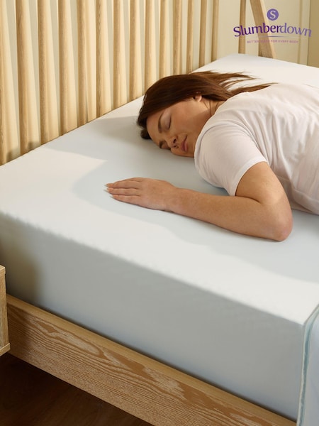 Slumberdown Blue Cool Sleep Ultracool Nylon Summer Fitted Sheet (E40427) | £21 - £33
