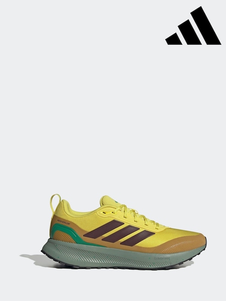 adidas Yellow Run Falcon Trainers (E40526) | £50