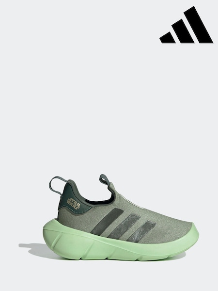 adidas Green Mono Fit Disney Mandalorian Trainers (E40715) | £33