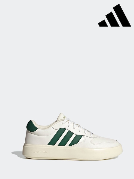 adidas White Litecourt Trainers (E41262) | £60