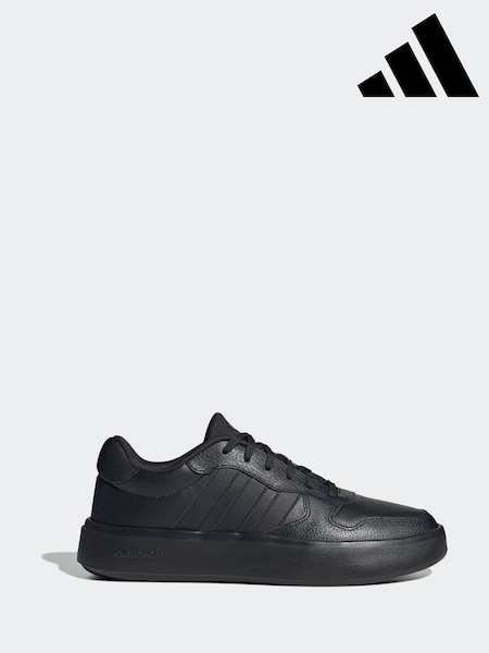 adidas Black Litecourt Trainers (E41267) | £60
