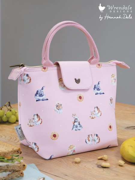 Wrendale Pink Insulated Lunch Bag (E41411) | £25