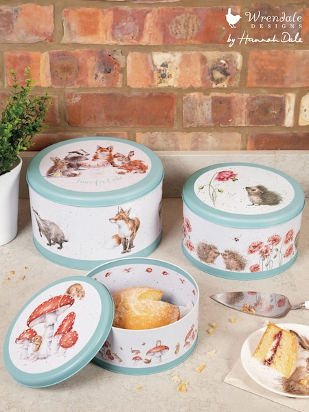 Wrendale Blue Nesting Cake Tins (E41413) | £40