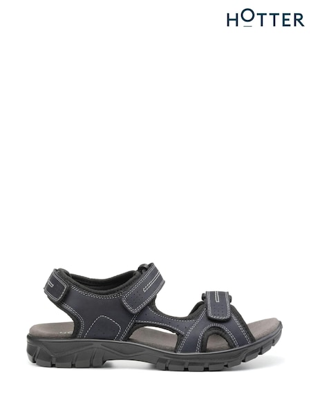 Hotter Blue Hotter Blue Lorenzo Touch-Fastening Regular Fit Sandals (E41550) | £89