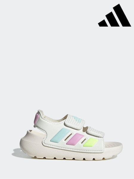 adidas Cream/Multi Kids Altaswim 2.0 Sandals (E41947) | £20