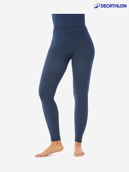Decathlon Womens Blue Seamless Ski Base Layer (E42032) | £22