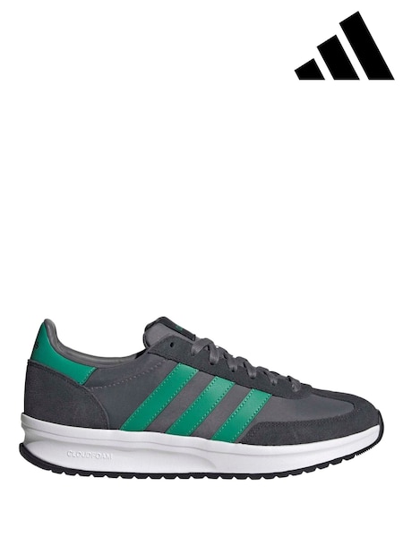 adidas Black/Green Run 72s Trainers (E42109) | £60