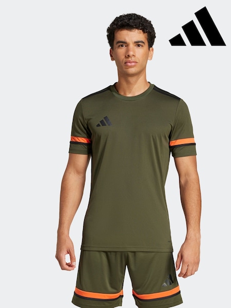 adidas Green Squadra 25 Jersey T-Shirt (E42386) | £20