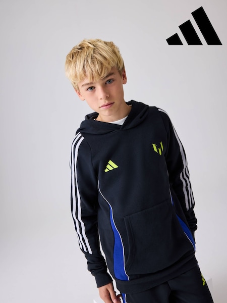 adidas Grey Messi Hoodie (E42470) | £38