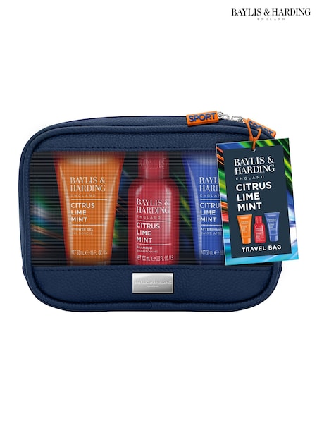 Baylis & Harding Citrus Lime & Mint Travel Bag Gift Set