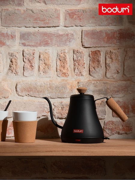 Bodum Black Melior Gooseneck Kettle 0.8L 1000W (E42562) | £50