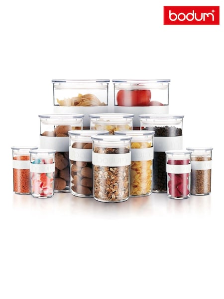 Bodum White Presso Storage Jar Set of 12 (E42590) | £70
