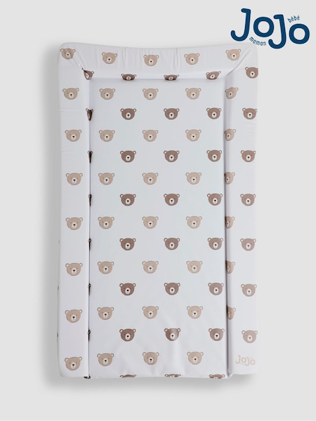 JoJo Maman Bébé Brown/White Baby Changing Mat (E42605) | £14
