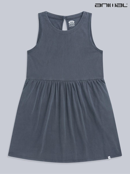 Animal Blue Womens Organic Jersey Beach Dress (E42631) | £29