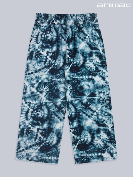 Animal Light Blue Women's Cropped Trousers (E42666) | £25