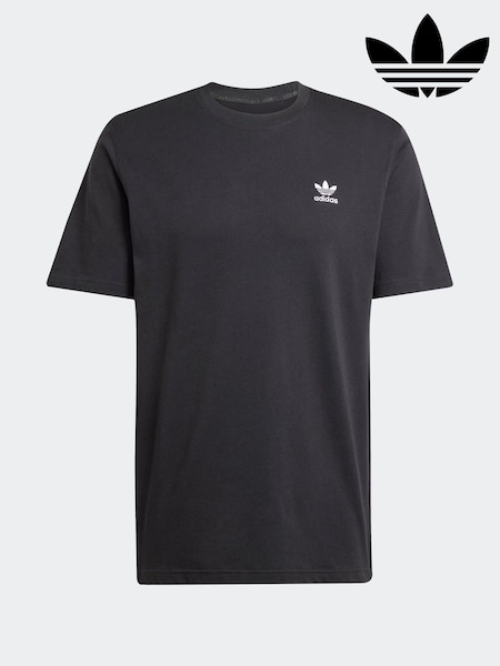 adidas Originals Black Trefoil Essentials 100% Cotton T-Shirt (E42850) | £23