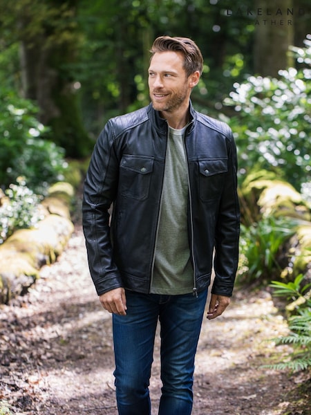 Lakeland Leather Black Warwick Leather Jacket (E42900) | £249