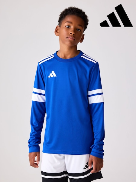 adidas Blue Navy Squadra 25 Training TShirt (E43000) | £18