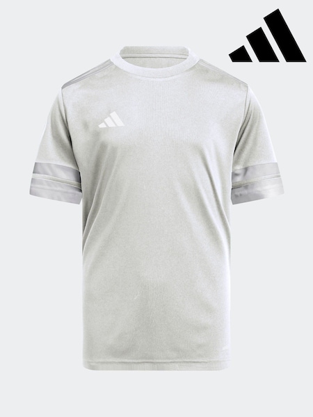 adidas Grey Squadra 25 T-Shirt (E43073) | £13
