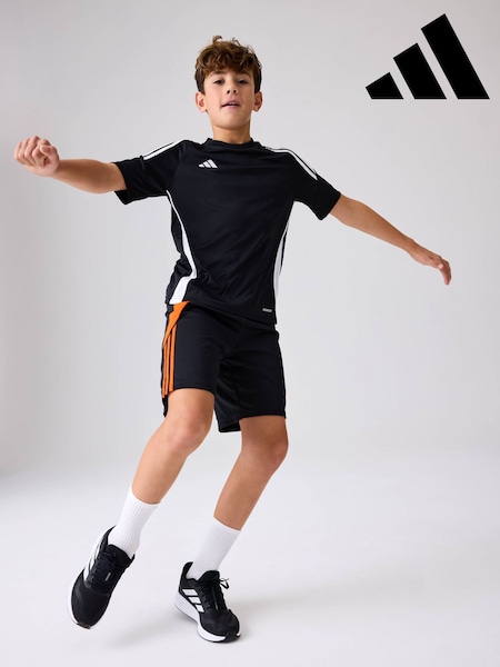 adidas Black Tiro 24 Shorts Kids (E43139) | £13