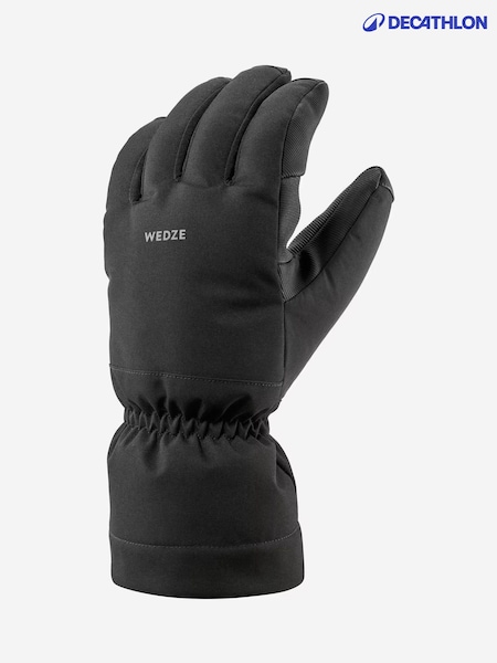 Decathlon Adult Ski 500 Black Gloves (E43380) | £24
