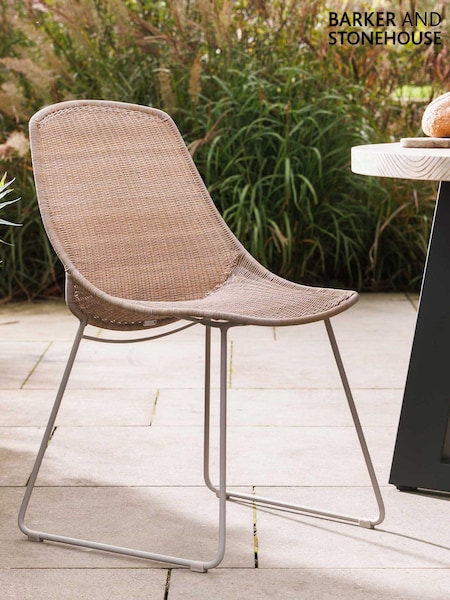 Barker and Stonehouse Natural Pori Garden Side Chair (E43417) | £145