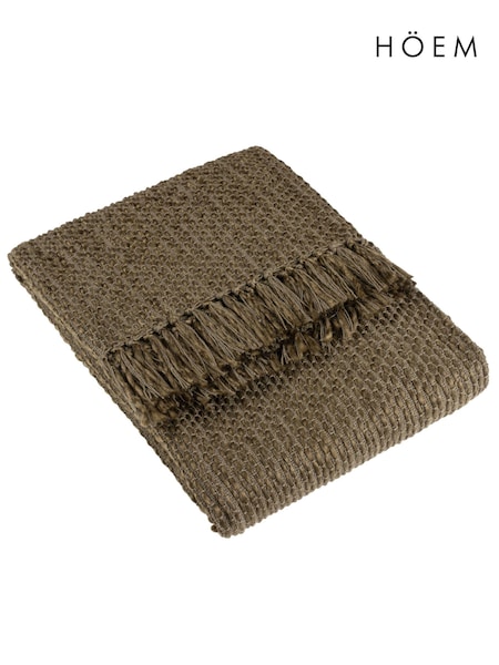HÖEM Willow Morni Woven Fringed Throw (E43602) | £26