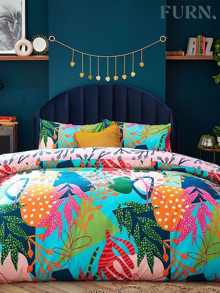 Furn Multicolour Coralina Floral Duvet Cover Set (E43841) | £36