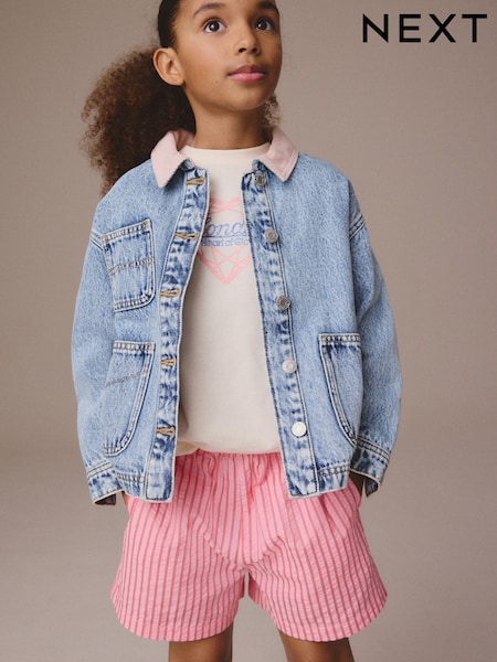 Pink Stripe Shorts (3-16yrs) (E43872) | £12 - £17