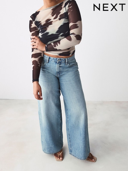Bleach 100% Cotton Hourglass Superwide Jeans (E44070) | £36
