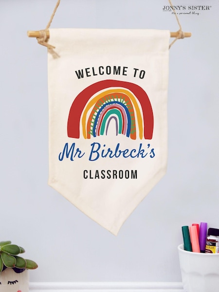 Personalised Classroom Pennant by Jonnys Sister (E44074) | £30