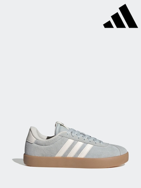 adidas Grey VL Court 3.0 Trainers (E44398) | £60