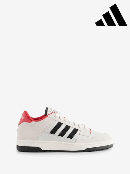 adidas Grey Rapid Court Low Trainers (E44551) | £50